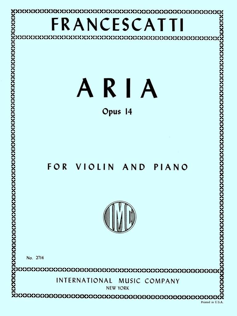 Aria Op. 14